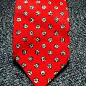 Brooks Brothers Makers (1960's) All Silk Red Tie – Designed in England